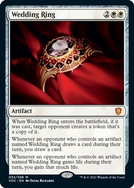 Wedding Ring Innistrad- Crimson Vow Commander
